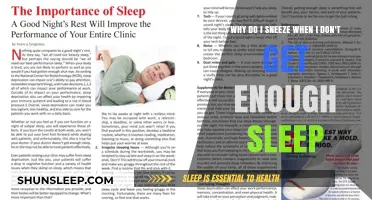 Sleep Deprivation and Sneezing: Unraveling the Surprising Connection