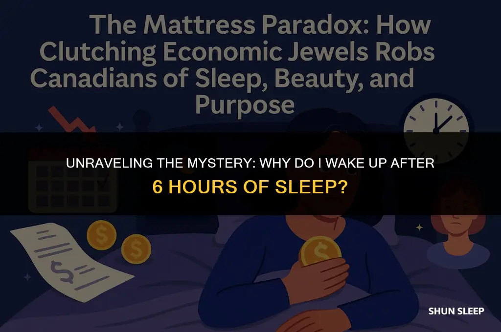 why do i wake up after 6 hours of sleep