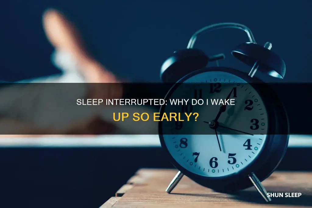 why do i wake up shortly after falling asleep