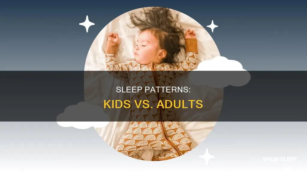 why do kids sleep better than adults