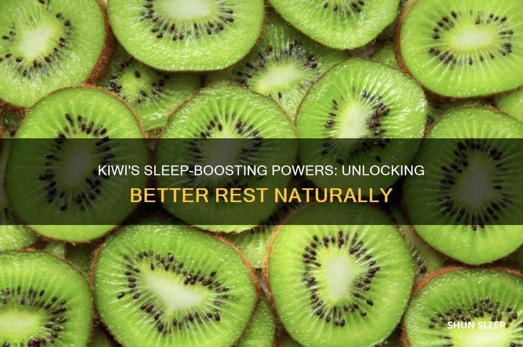 why do kiwi help you sleep