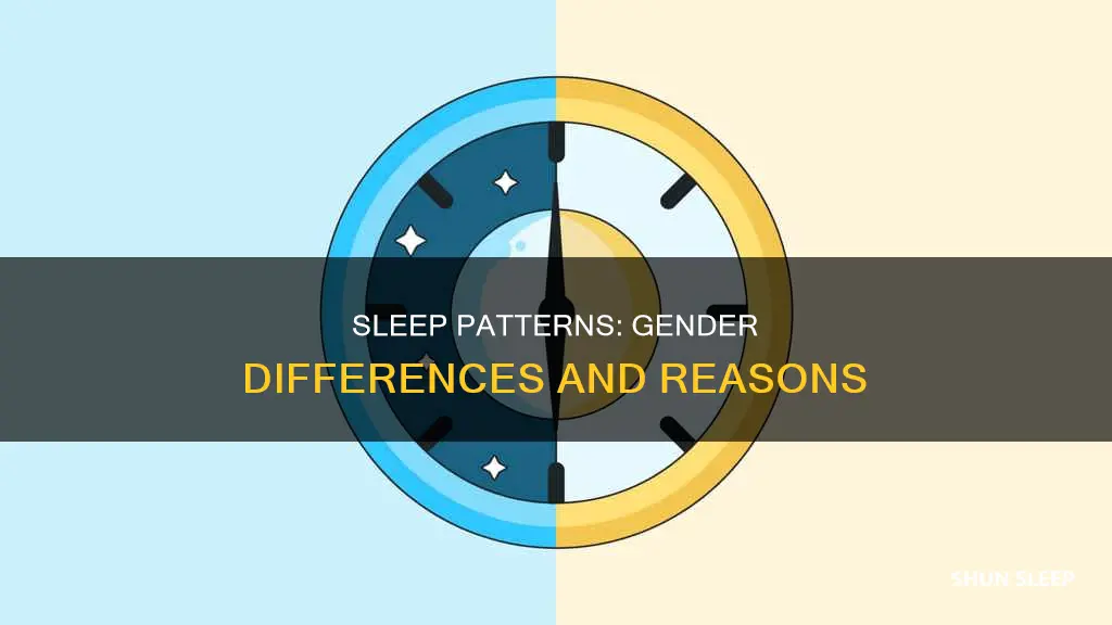 why do males sleep better than females