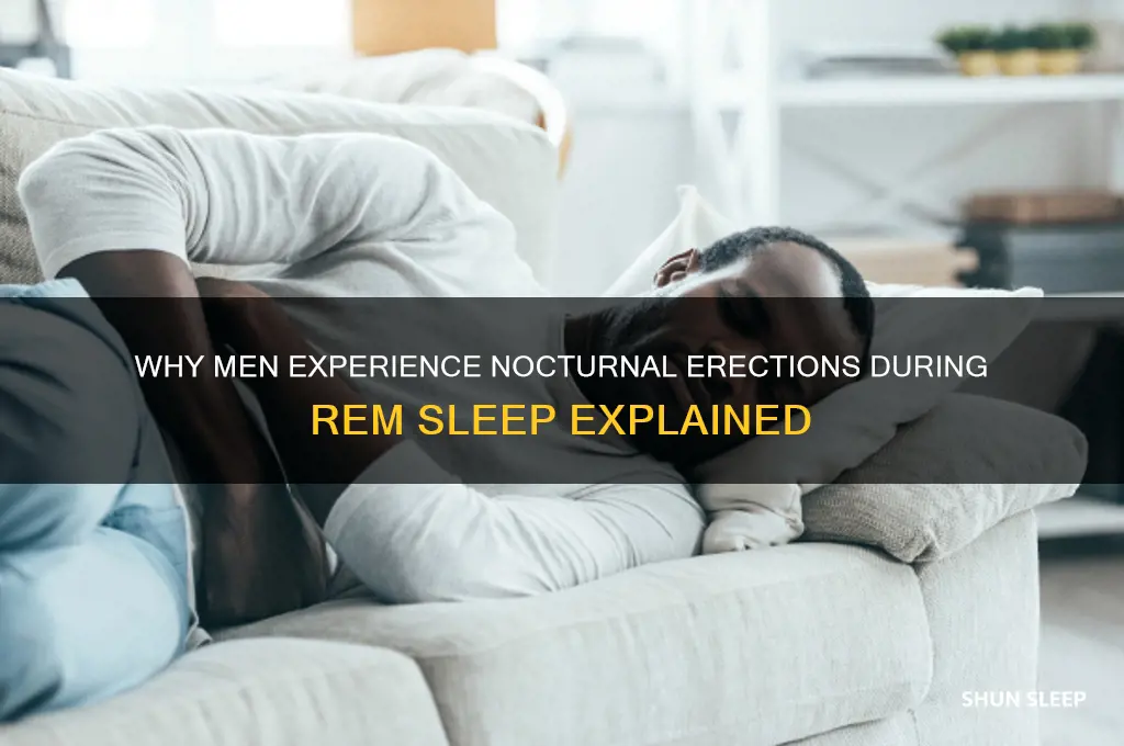 why do men get hard during rem sleep