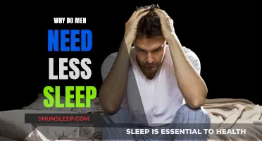 Men's Sleep: Less is More