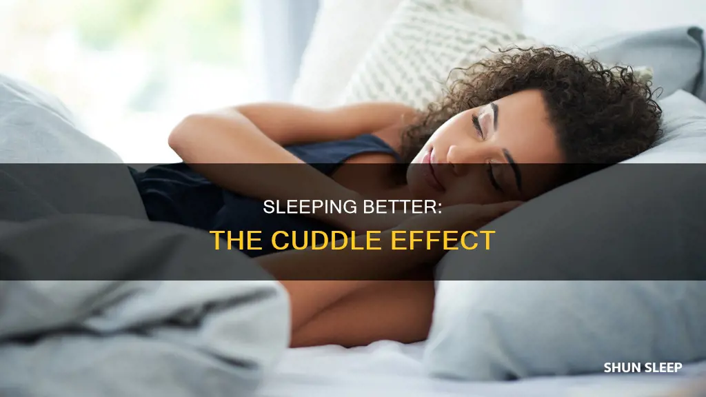 why do men sleep better with women