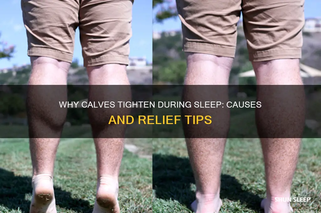 why do my calves get tight when i sleep