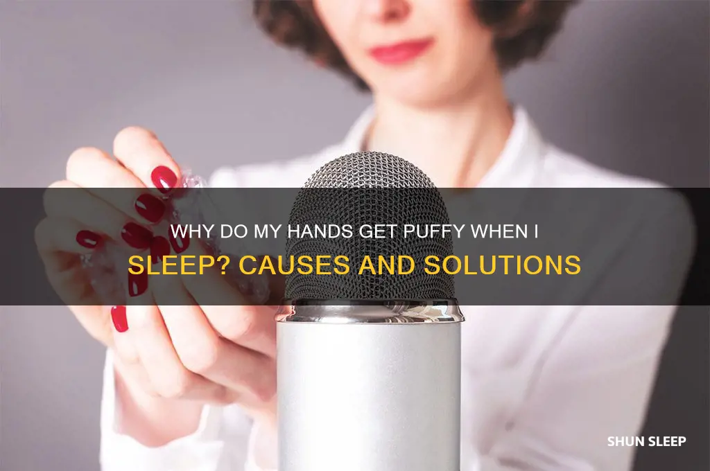 why do my hands get puffy when i sleep