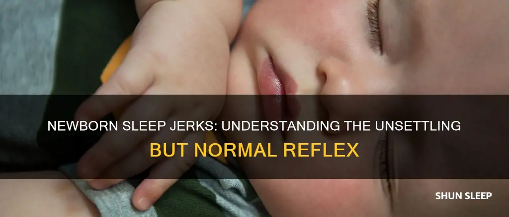 why do newborns jerk in their sleep