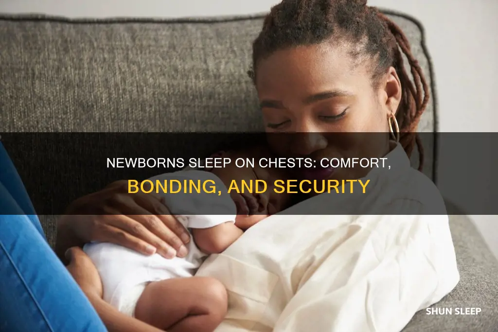 why do newborns like to sleep on your chest