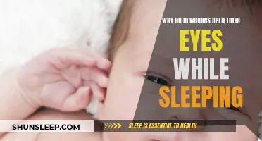 Newborns' Eyes: Open While Sleeping, Why?