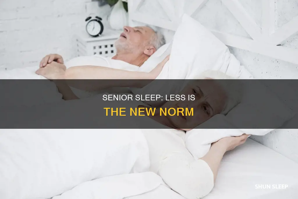 why do old people need less sleep