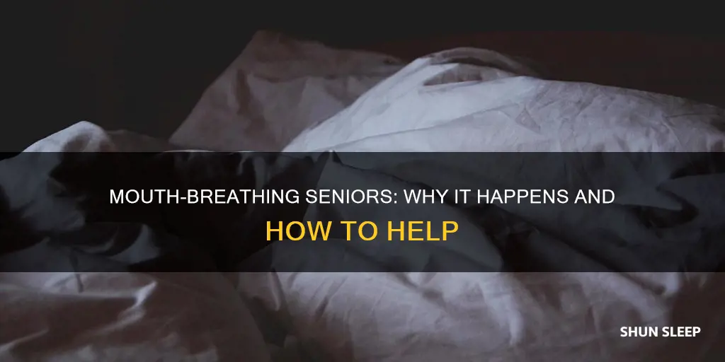 why do old people sleep with their mouth open