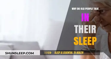 Sleep Talking: Why Elderly People Chatter in Their Sleep