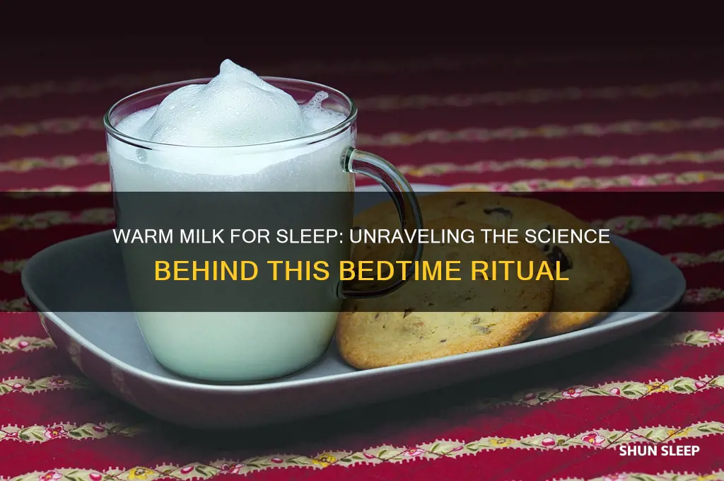 why do people drink warm milk to help them sleep