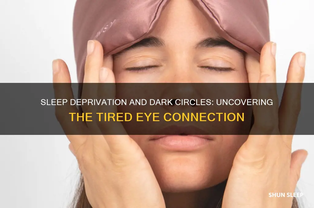 why do people get dark circles from lack of sleep