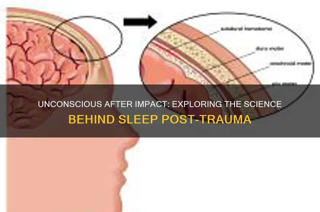 why do people go to sleep when they get hit