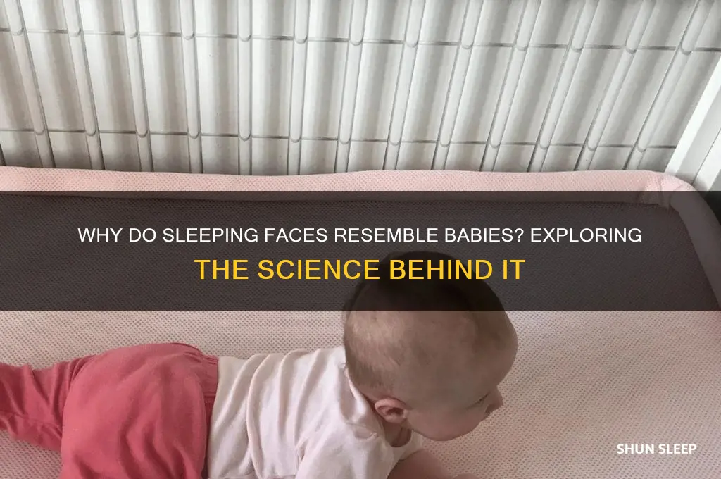 why do people look like a baby when they sleep