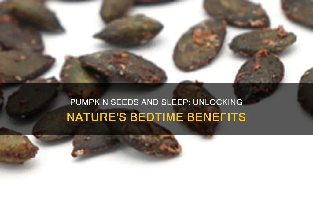 why do pumpkin seeds help you sleep