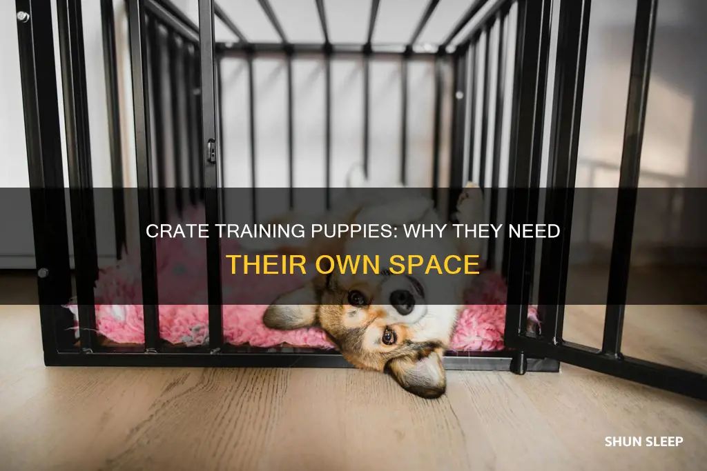 why do puppies need to sleep in a crate