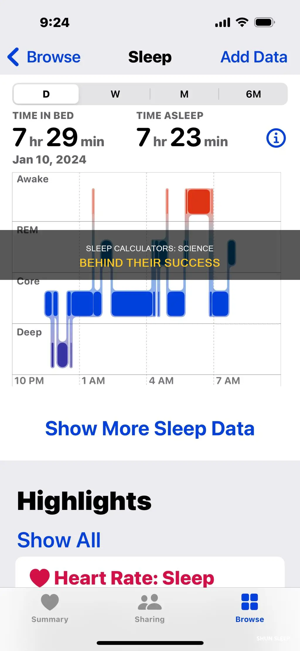 why do sleep calculators work