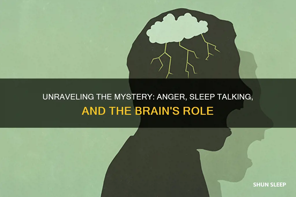 why do some people get angry and sleep talk