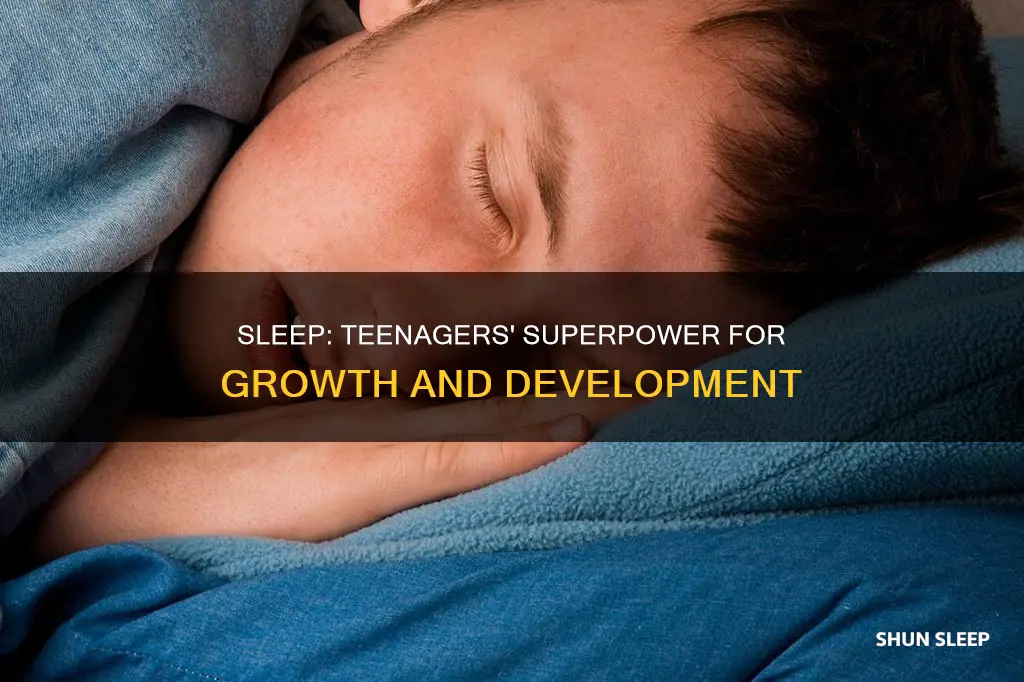 why do teenager need more sleep