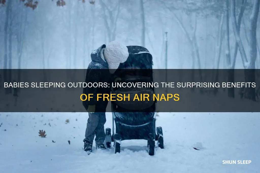 why do they put babies outside to sleep