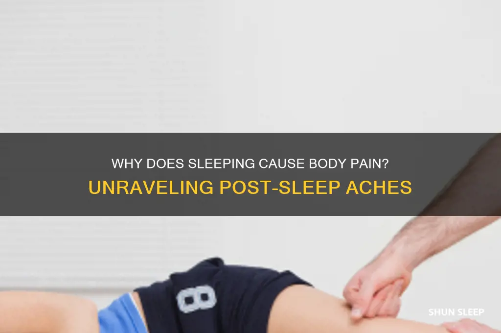 why do we get body pain after sleeping