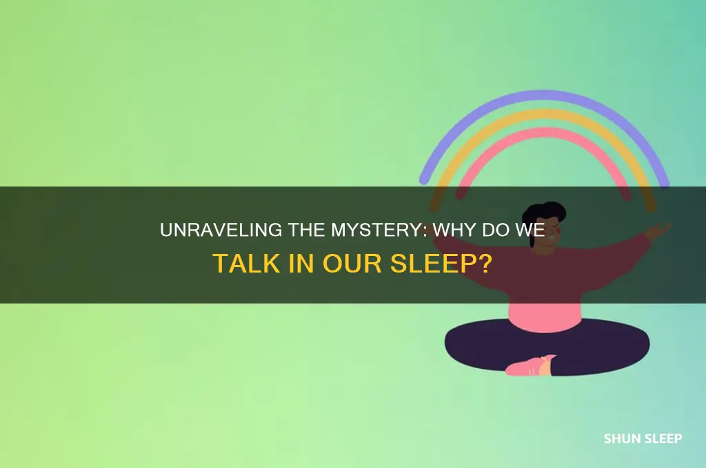 why do we get sleep talking