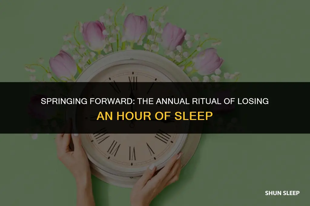 why do we lose an hour of sleep