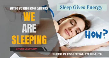 Energy's Role in Sleep: Why We Need It