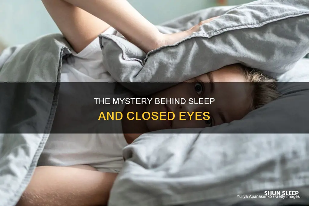 why do we need to close our eyes to sleep