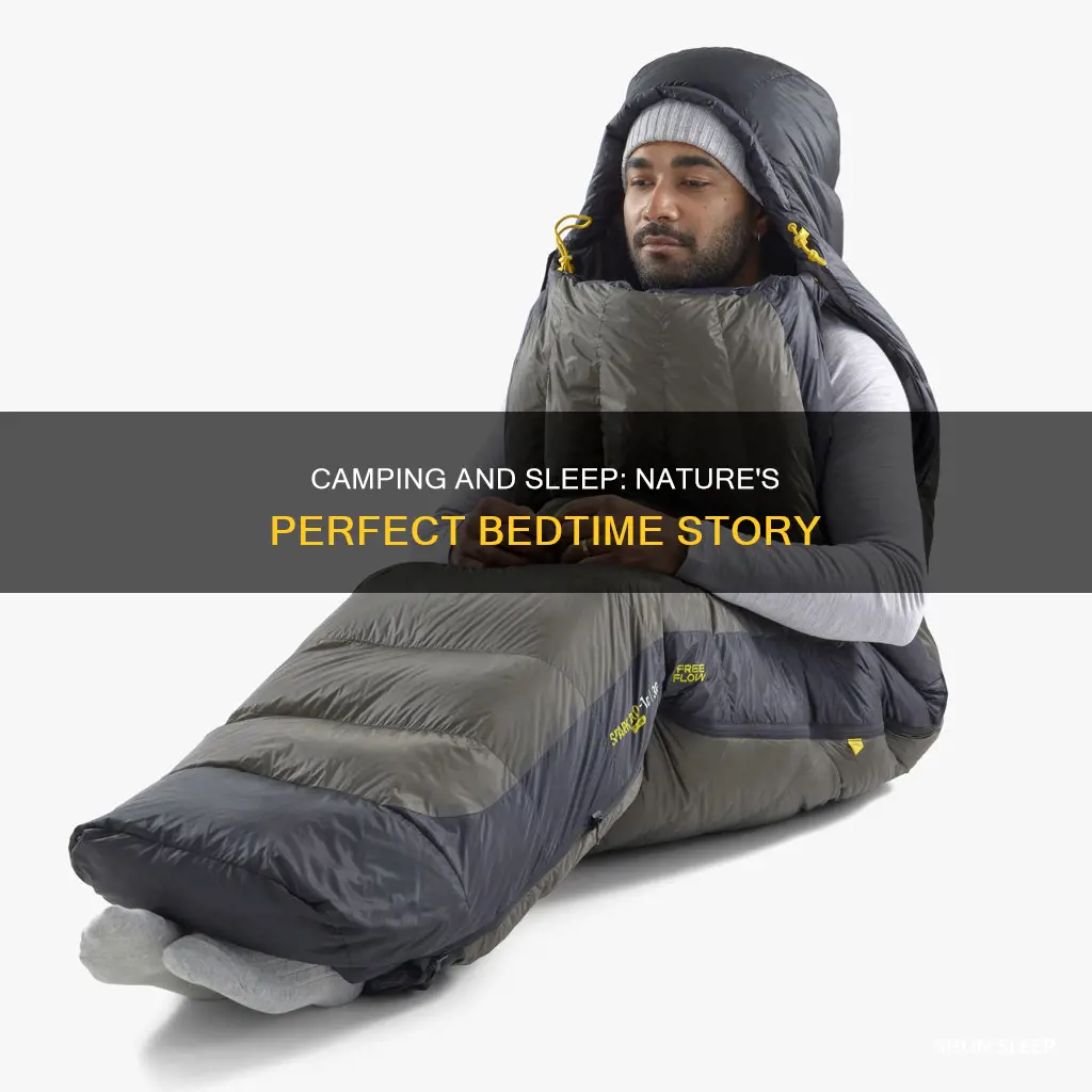 why do we sleep better camping
