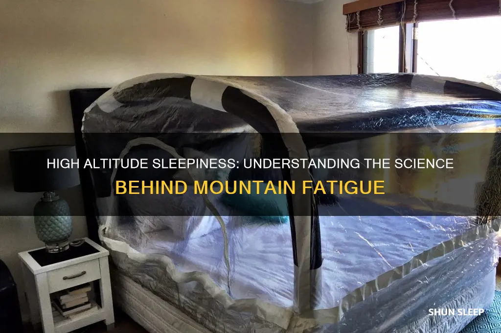 why do you get sleep at high altitude