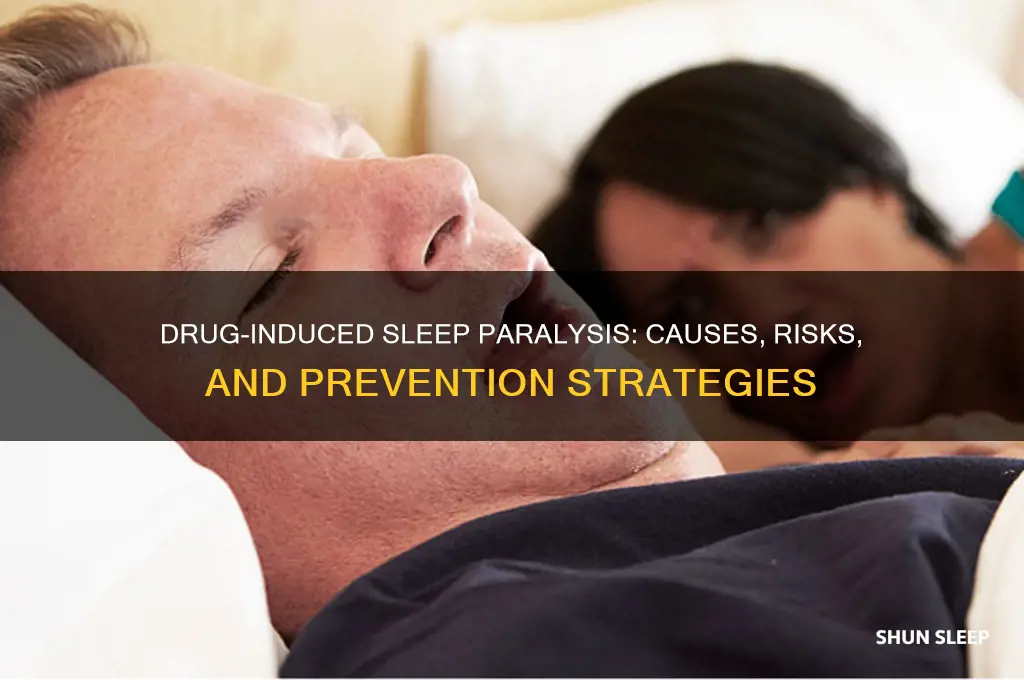 why do you get sleep paralysis after taking drugs