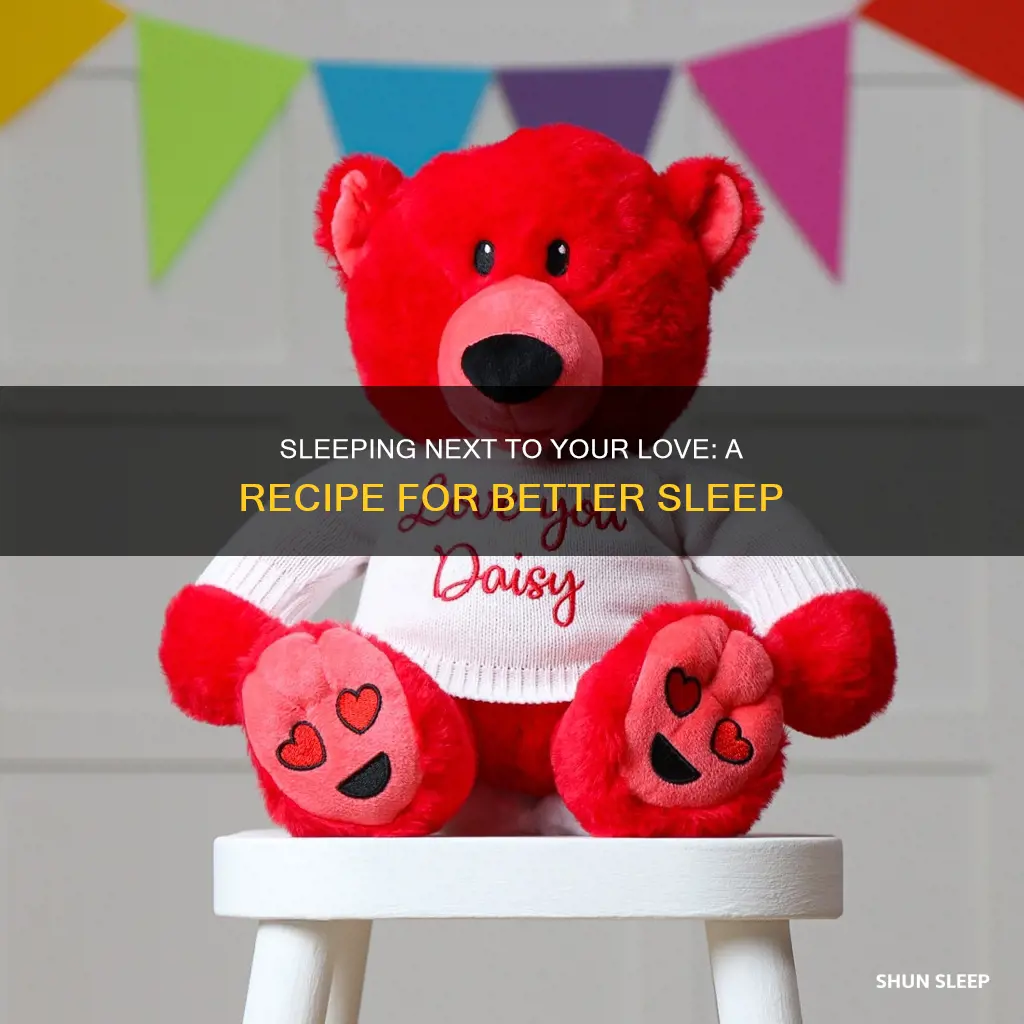 why do you sleep better next to someone you love