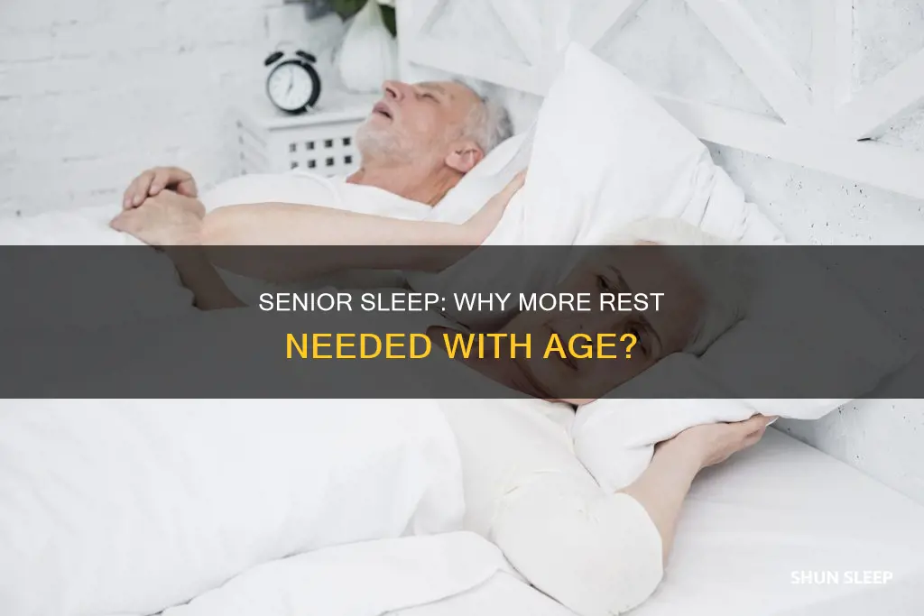 why does 72 yr old man sleep more than usual