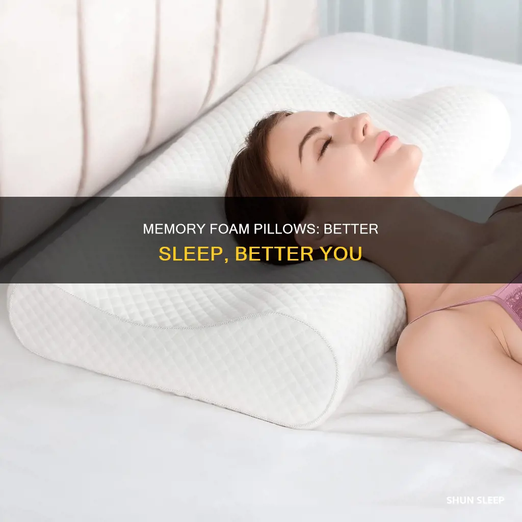 why does a memory foam pillow give better sleep