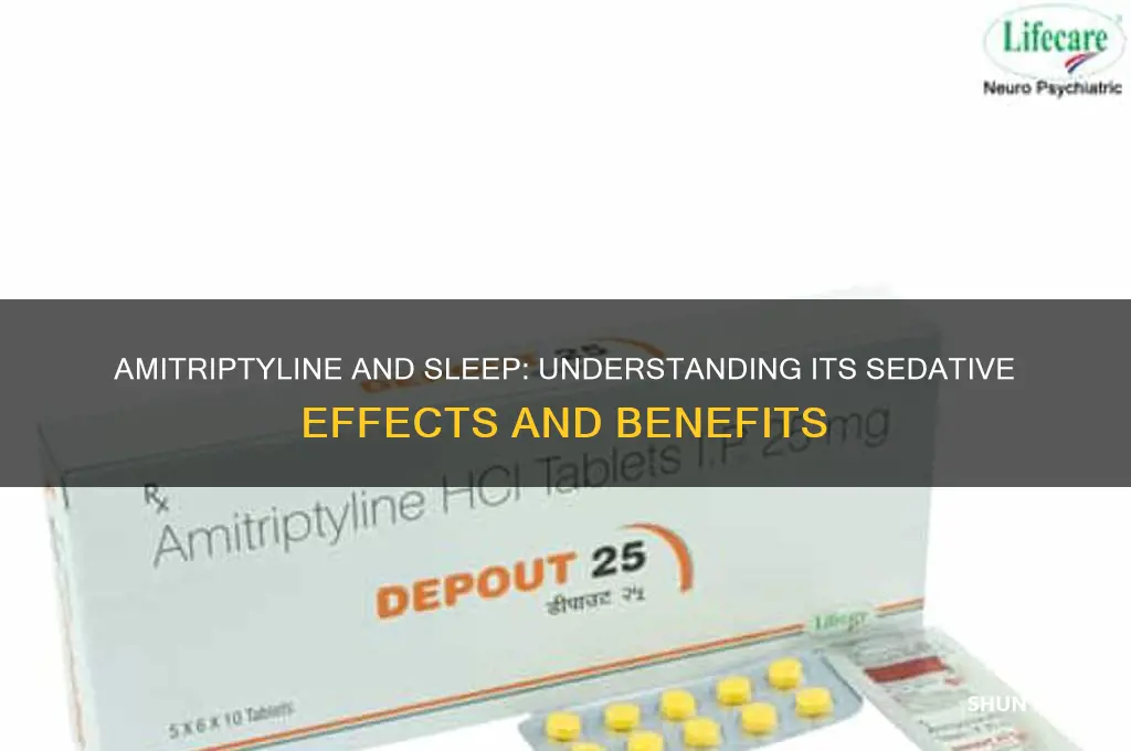 why does amitriptyline help you sleep