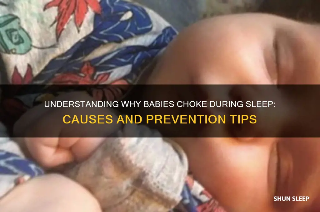 why does baby choke in sleep