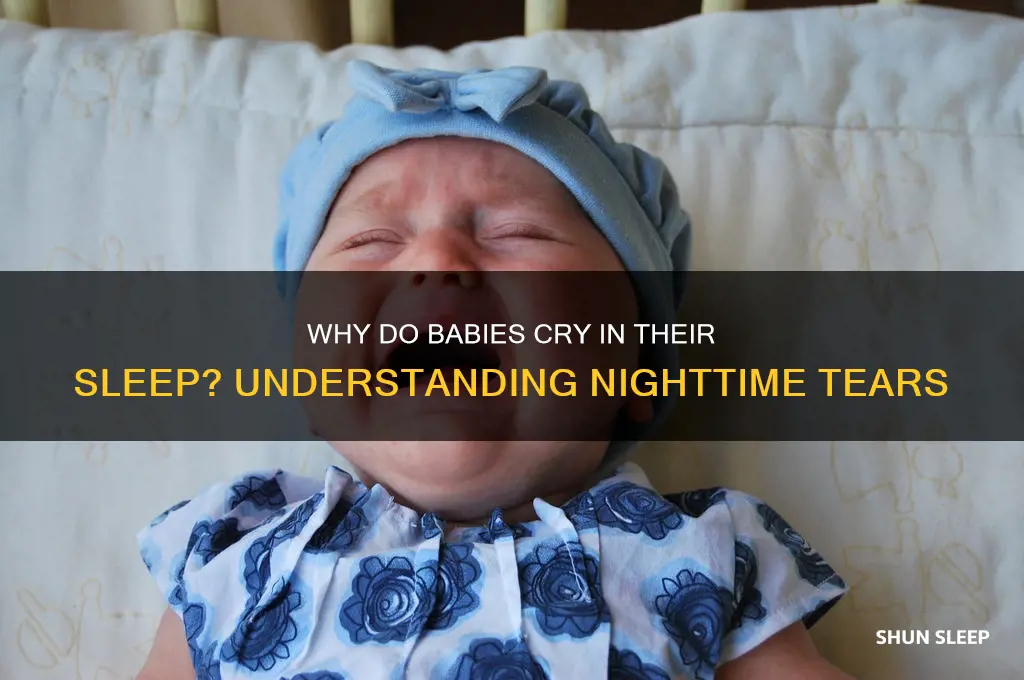 why does baby cry ehwn sleep