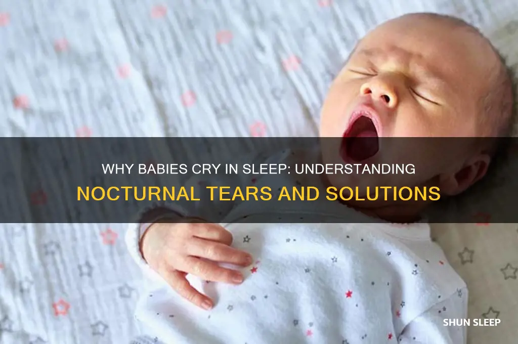 why does baby keep crying in sleep