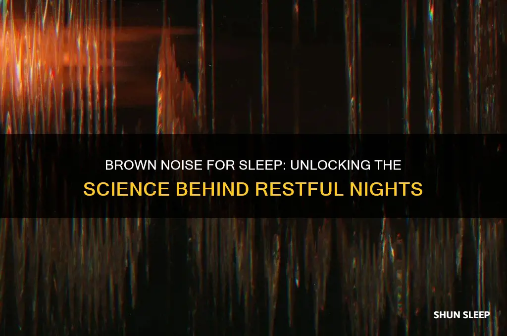 why does brown noise help me sleep
