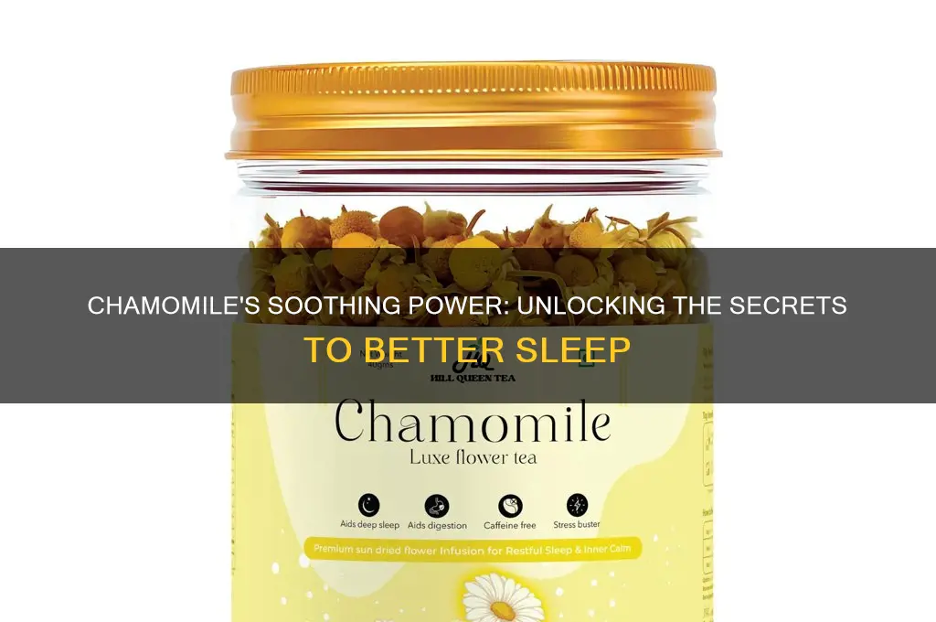 why does chamomile help you sleep