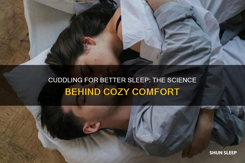 why does cuddling help you sleep better
