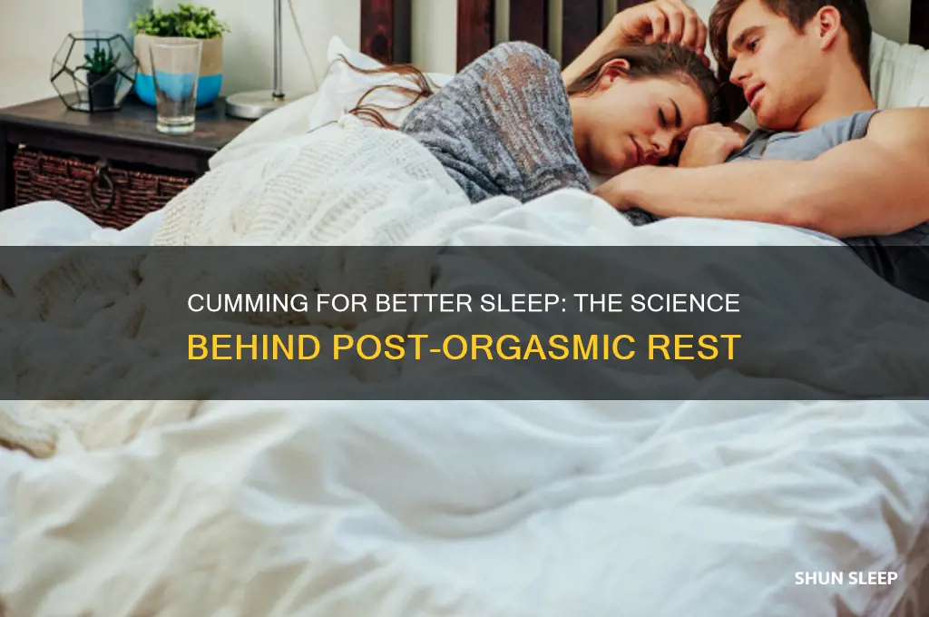 why does cumming help sleep