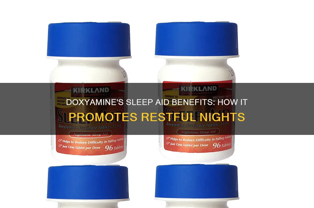 why does doxyamine help with sleep
