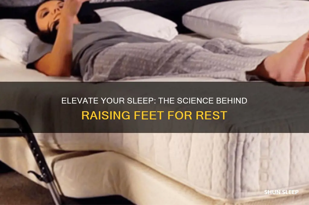 why does elevating feet help sleep