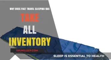 Fast Travel Sleeping Bag: Inventory Conundrum