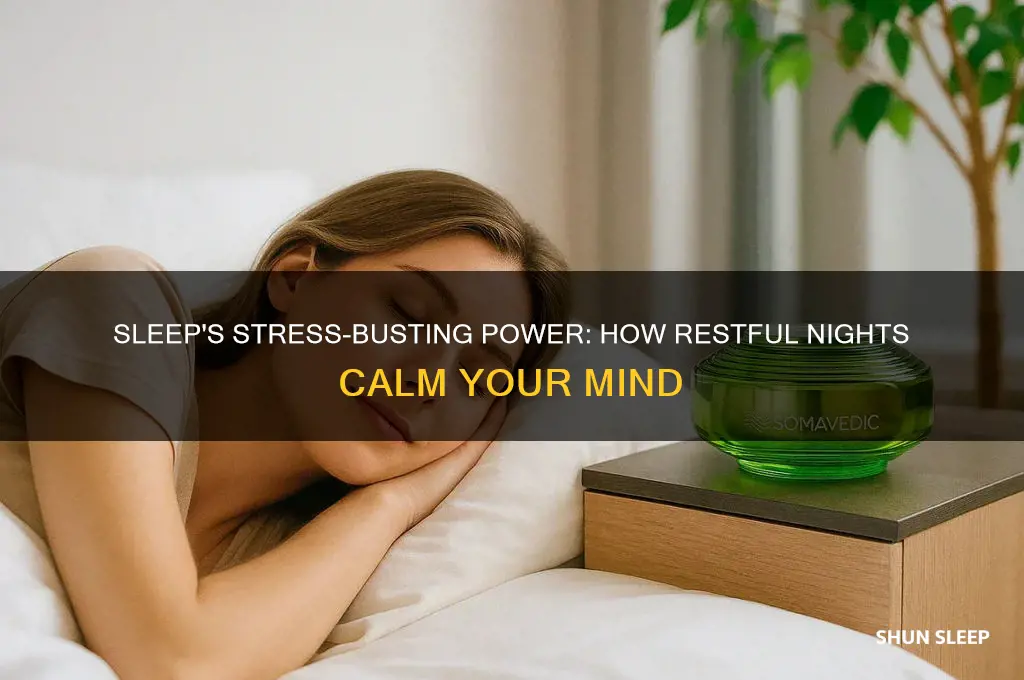 why does getting enough sleep reduce stress
